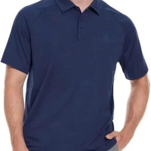 Hurley Men's Performance Stretch Moisture Wicking Shirt, Dark Blue, Size L